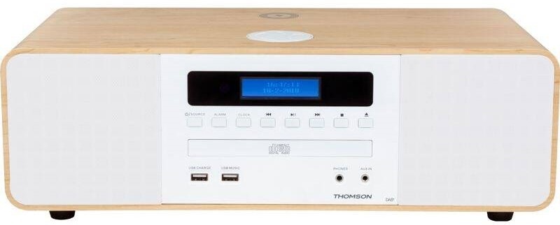 Mikrosystém Thomson MIC201IDABBT bílý/hnědý