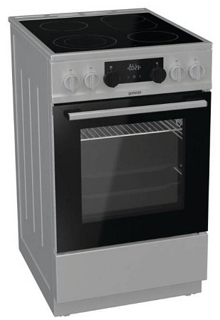 Sklokeramický sporák Gorenje ECS5350XA Entry steam nerez