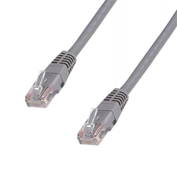 Kabel DATACOM UTP RJ45 Cat.6, 1 m (1591) šedý