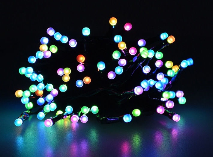 Vánoční osvětlení RETLUX RXL 361, smart řetěz, 96 LED, multicolor