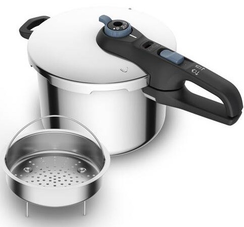 Tlakový hrnec Tefal Secure Trendy P2580701, 6 l nerez