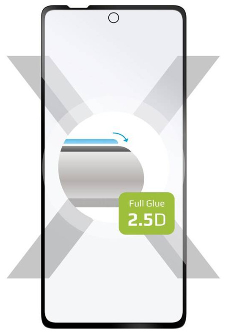 Tvrzené sklo FIXED Full-Cover na Motorola Edge 20 Pro/20 Pro 5G černé