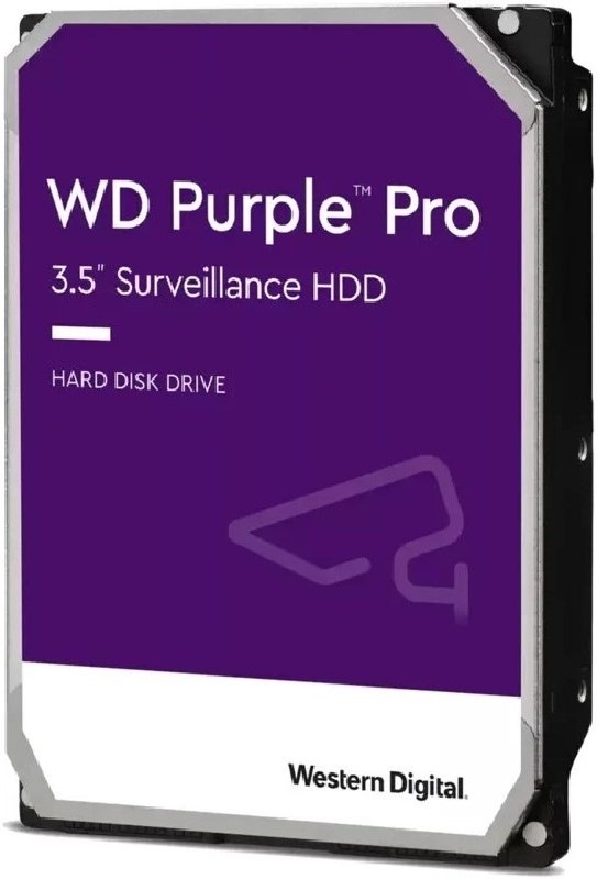 HDD 3,5" Western Digital Purple Pro 8TB SATA 6 Gb/s, rychlost otáček: 7200 ot/min, 256MB cache