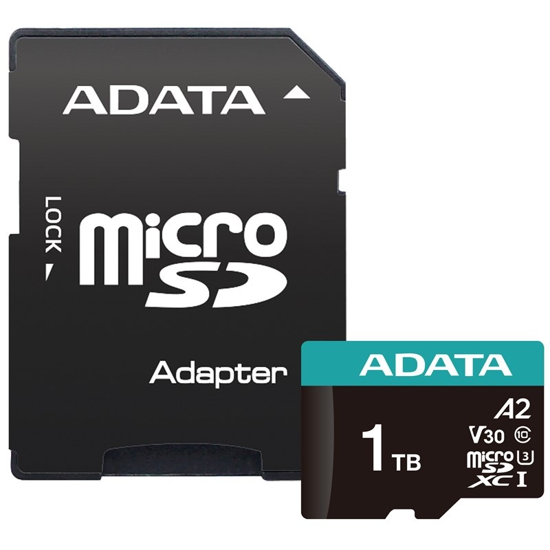 Paměťová karta ADATA Premier Pro MicroSDXC 1TB UHS-I (100R/80W) + adaptér