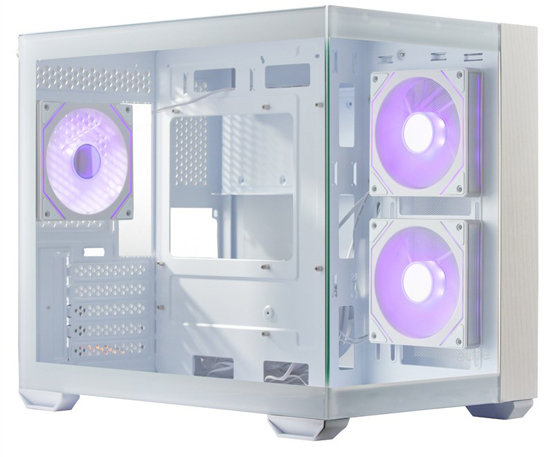 Case Cooler Master Elite 481 Wood ARGB bílá Počítačová skříň Cooler Master Elite 481 v bílé barvě.