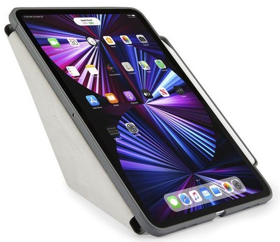 Pouzdro na tablet Pipetto Origami Penci na Apple iPad Pro 11“ (2021/2020/2018) šedé