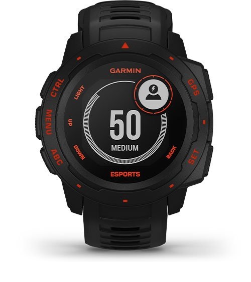 Chytré hodinky Garmin Instinct Esports Edition - Black Lava