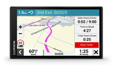 Navigační systém GPS Garmin dezl LGV610 Europe45 černý