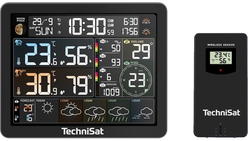 Meteostanice Technisat IMETEO 800 Tuya s bezdrátovým senzorem