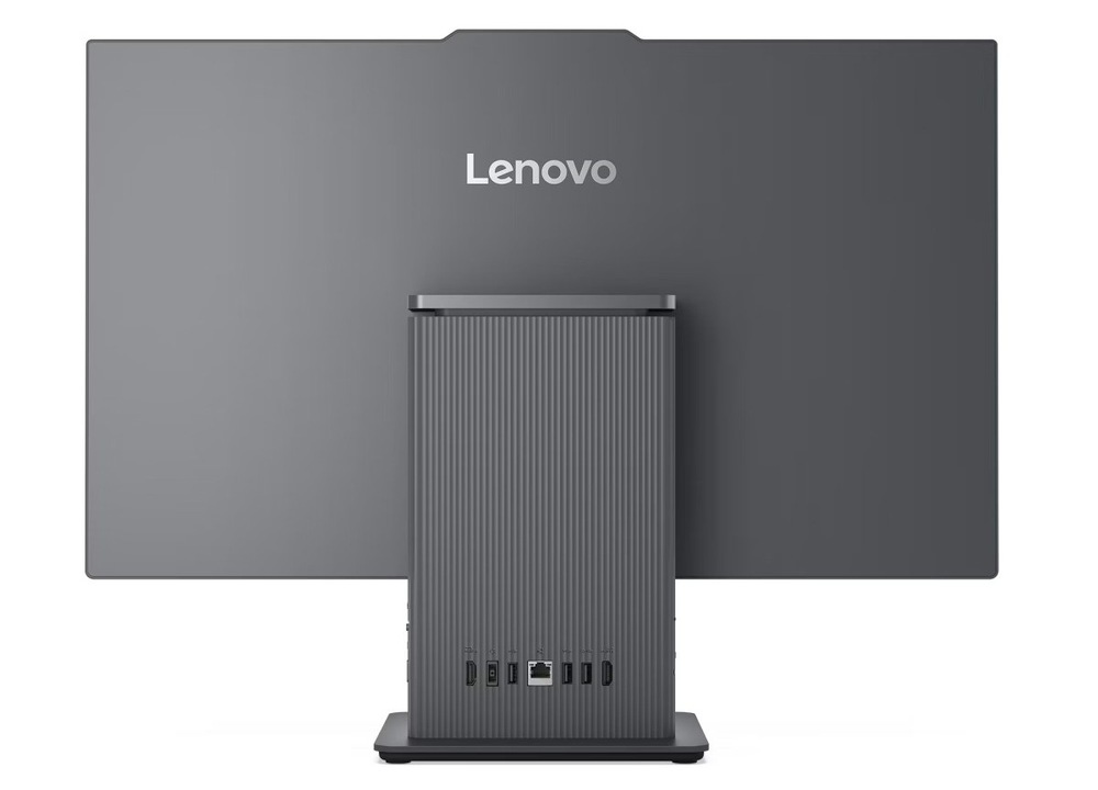 Počítač All In One Lenovo IdeaCentre 27IRH9 šedý AIO PC Lenovo IdeaCentre 27IRH9 27" zezadu