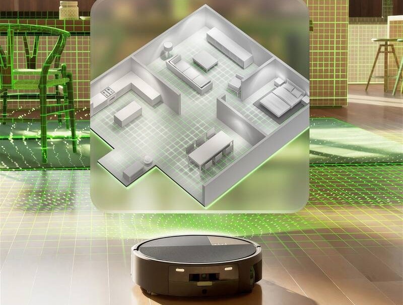 Robotický vysavač iRobot Roomba Max 775 Combo + AutoWash dock díky inteligentní navigaci rozpozná v prostoru vsechny překážky a inteligentně naplánuje trasu úklidu.
