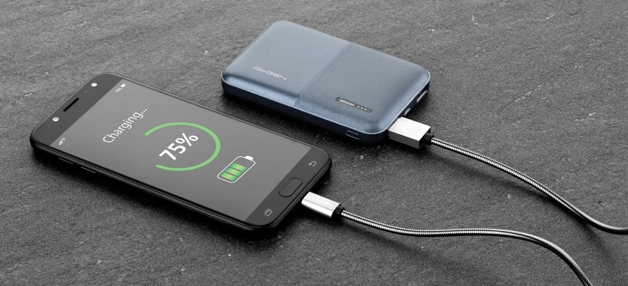 Powerbanka GoGEN 5000 mAh, metalická modrá GoGEN PB50002SG