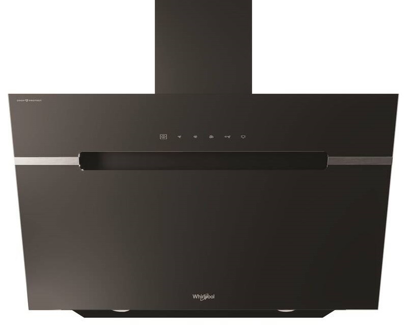 Odsavač par Whirlpool WHVS 91F LT DP K, komínový, černý