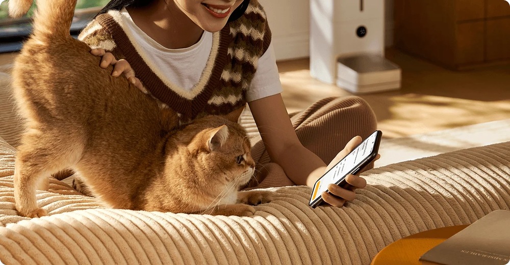 Chytré krmítko Xiaomi Smart Pet Food Feeder 2 EU bílé