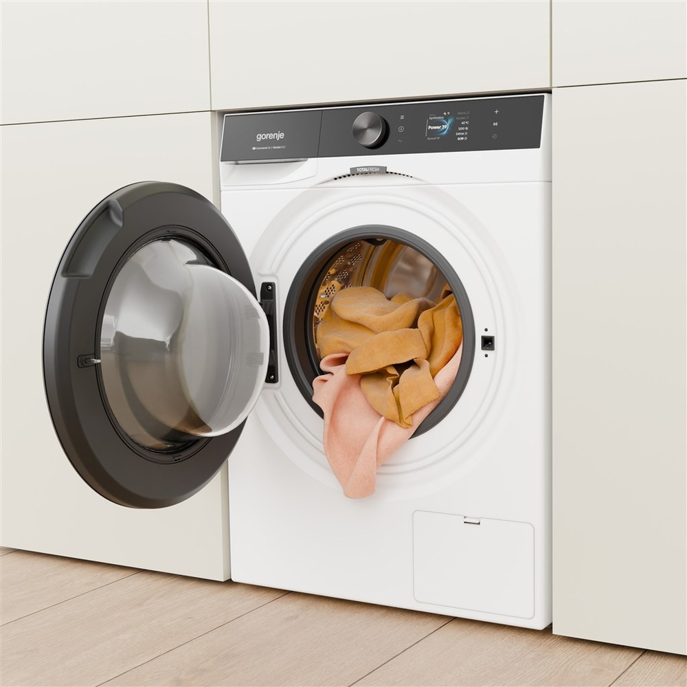 Pračka Gorenje G800 WG894A25 TotalFresh bílá Pračka Gorenje WG894A25 TotalFresh otevřená dvířka