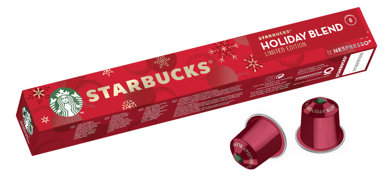 Kapsle pro espressa Starbucks NC Holiday Blend 10 Caps