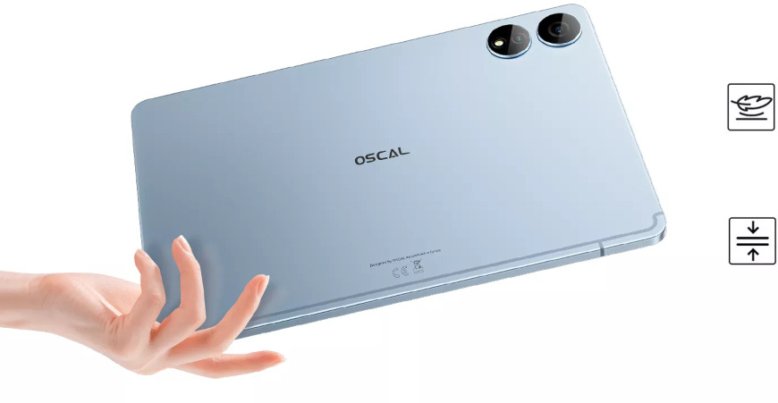Dotykový tablet Oscal Elite 1 8 GB / 256 GB šedý Oscal Elite 1, šedá