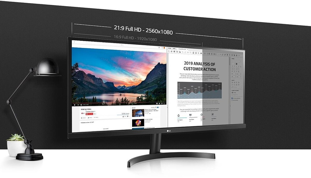 Monitor LG 34WL50S-B