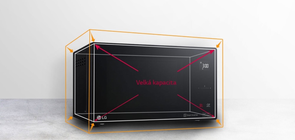 Mikrovlnná trouba LG MS23NECBW bílá