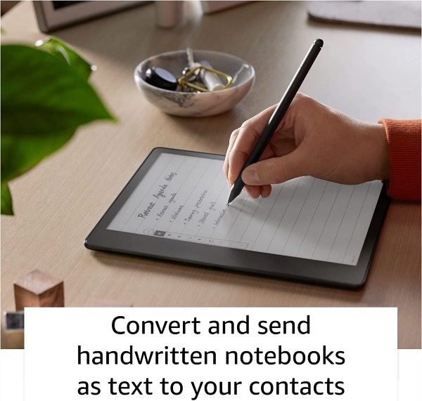 Amazon Kindle Scribe 2022 16 GB + standardní pero (B09BS5XWNS), šedá