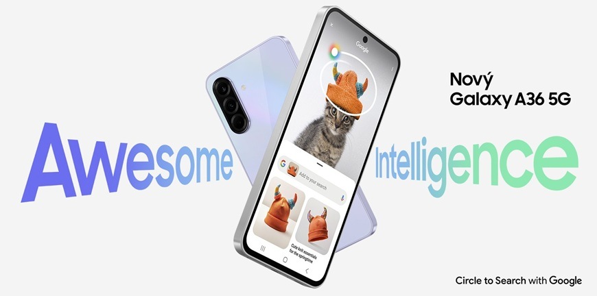 Mobilní telefon Samsung Galaxy A36 5G 8 GB / 256 GB fialový