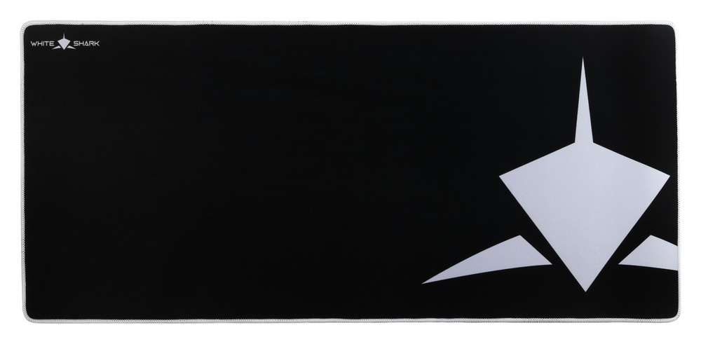 White Shark XL, 80 × 35 cm, černá