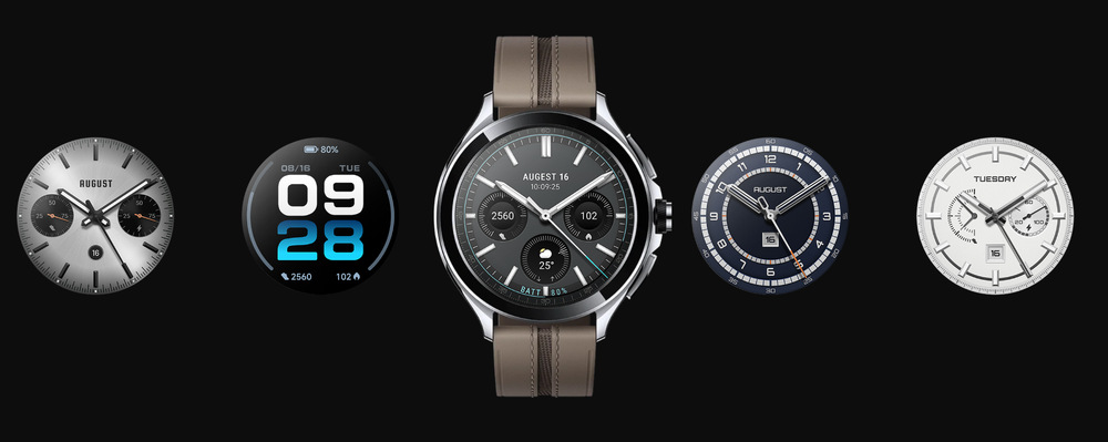 Chytré hodinky Xiaomi Watch 2 Pro 46mm - Silver / Brown Elegant Band