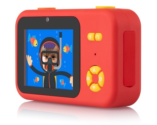 Digitální fotoaparát GoGEN DECKO FOTO červený Dětský fotoaparát GoGEN Déčko, efekty