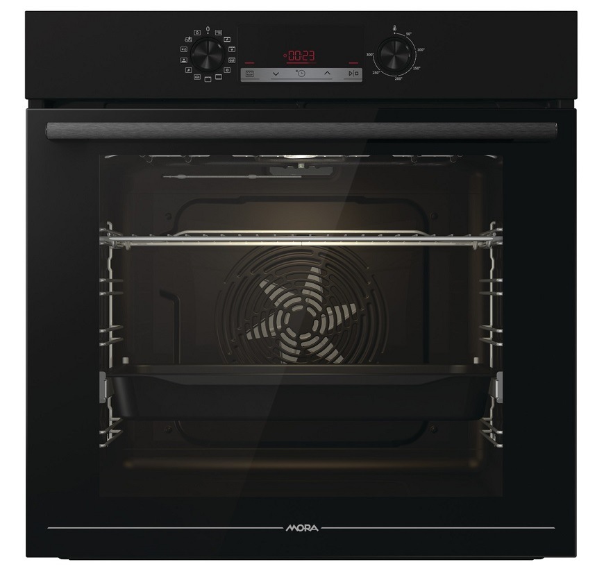 Vestavná trouba Mora VT544DB, černá, HomeMade tvar