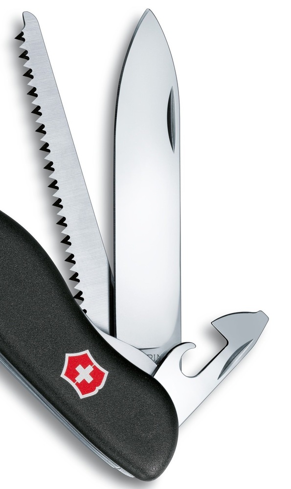 Nůž kapesní Victorinox Forester disponuje kroužkem pro snadné zavěšení na klíče či šňůrku