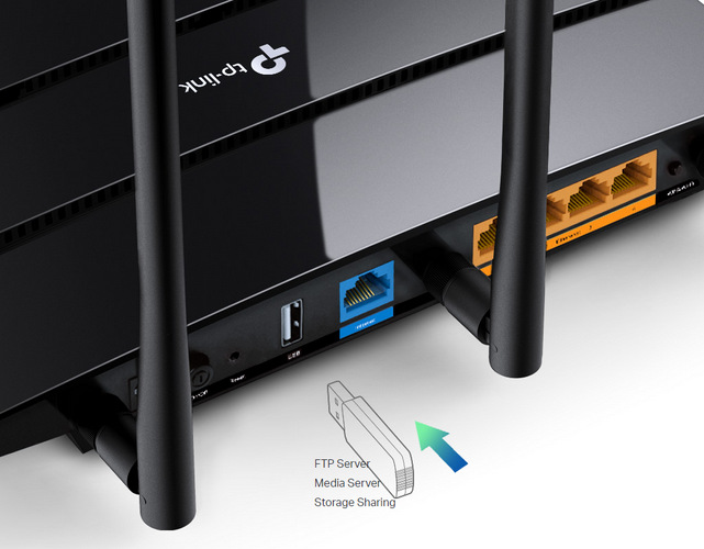Router TP-Link Archer C7 černý
