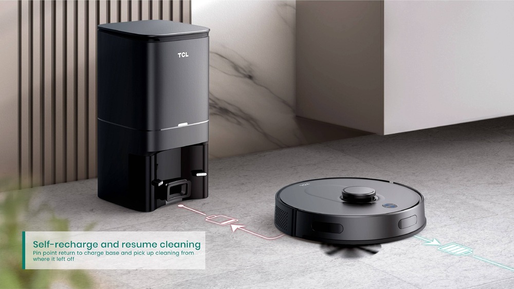 Robotický vysavač TCL Sweeva 6500, Wi-Fi Robotický vysavač TCL Sweeva 6500, Wi-Fi