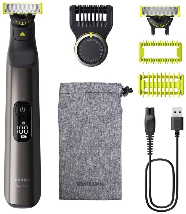 Zastřihovač vousů Philips OneBlade Pro 360 QP6552/15 chrom
