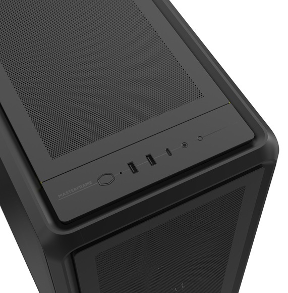 Case Cooler Master MasterFrame 600 Mesh ARGB černá Detail obrázku PC skříně.
