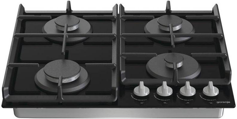 Plynová varná deska Gorenje Essential GT641EXB CastIron černá Plynová varná deska Gorenje Essential GT641EXB CastIron černá