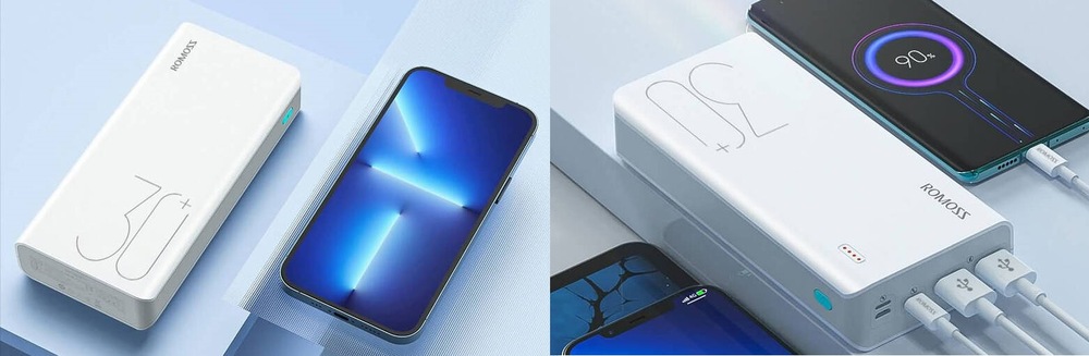 Powerbanka Romoss Sense 8+ 30000mAh 18W bílá Romoss Sense 8+