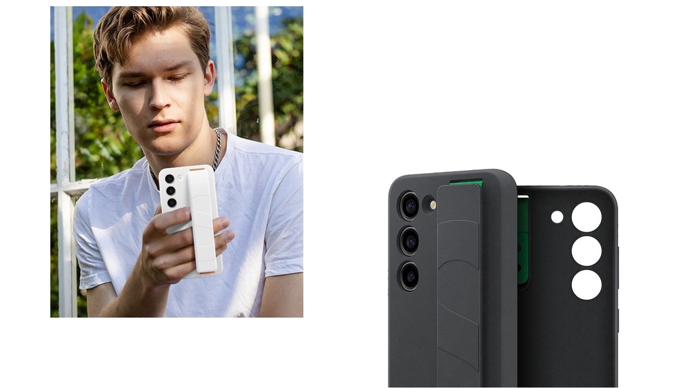 Samsung Silicone Grip s poutkem na Galaxy S23