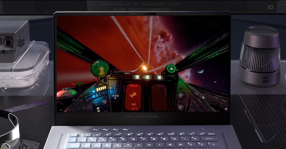 Notebook Asus ROG Zephyrus G15 bílý Notebook Asus ROG Zephyrus G15 bílý