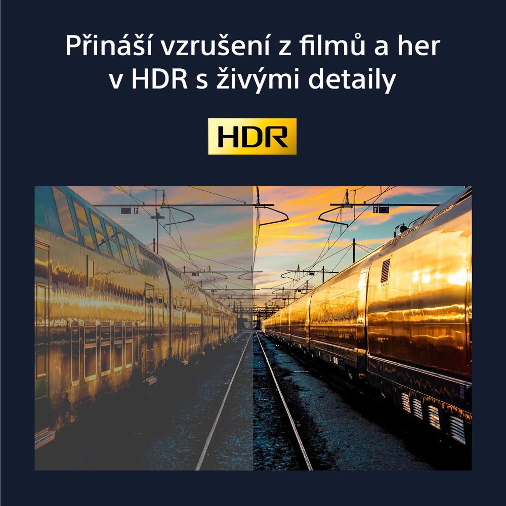 Televize Sony KD-32W800, vysoký dynamický rozsah