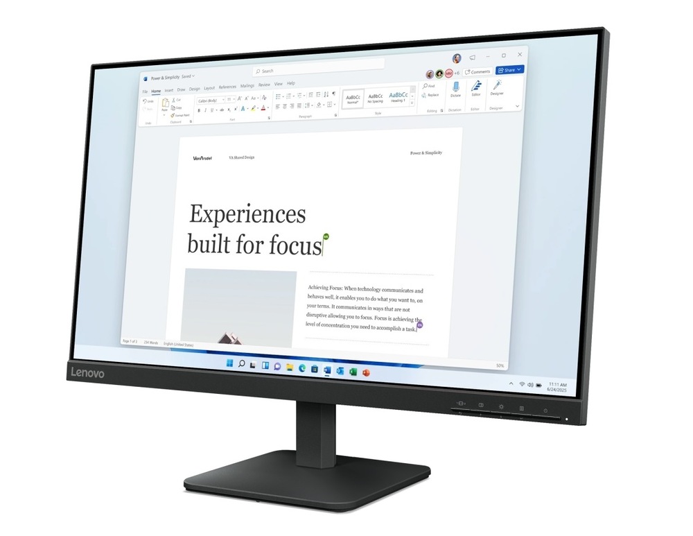 Monitor Lenovo L24-4e černý