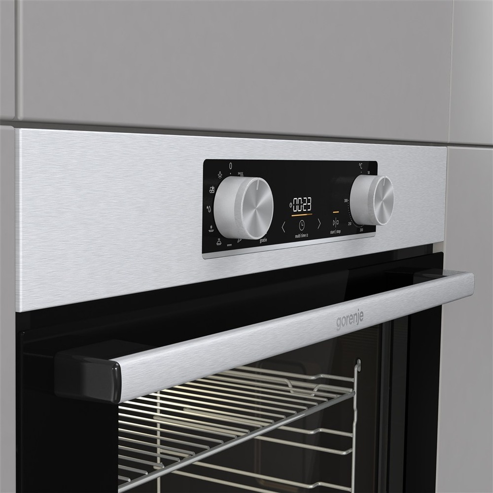 Trouba Gorenje BO6735E02XK0 výsuvný rošt detail