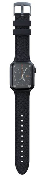 Řemínek Njord Vindur na Apple Watch 42/44/45/49mm šedý