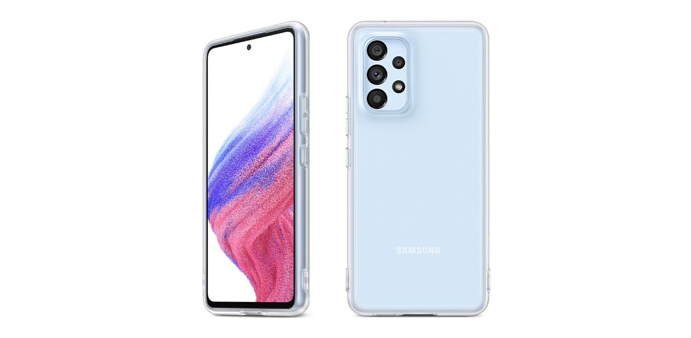 Kryt na mobil Samsung Galaxy A53 5G černý/průhledný Kryt na mobil Samsung Galaxy A53 5G černý/průhledný