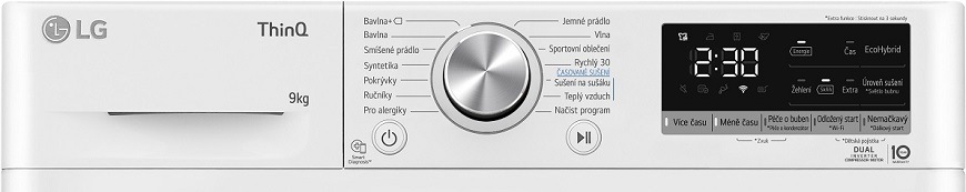 Set výrobků LG FSR5A94WL + RC91V9AVRN bílý panel_susicka_lg