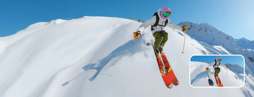 Outdoorová kamera Insta360 X4 Ski balíček černá Insta360 X4 Ski balíček, černá