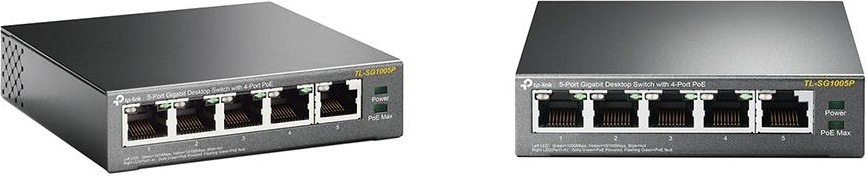 Switch TP-Link TL-SG1005P černý TP-Link TL-SG1005P
