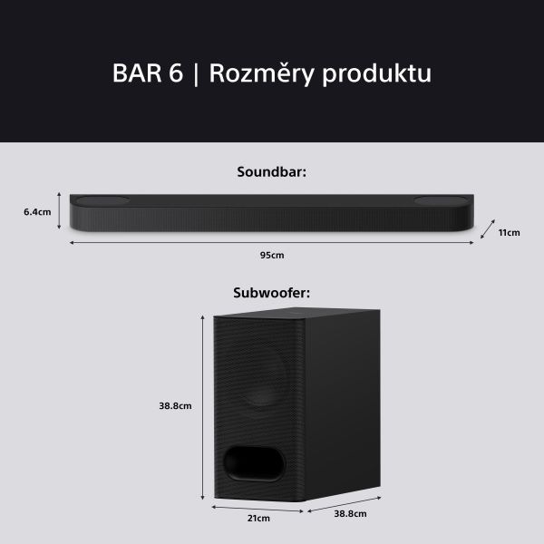 Soundbar Sony HT-B600 Theatre Bar 6