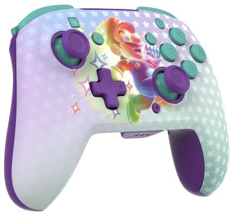Gamepad Turtle Beach Rematch Wireless Invincible Mario - Nintendo Switch 2 bílý