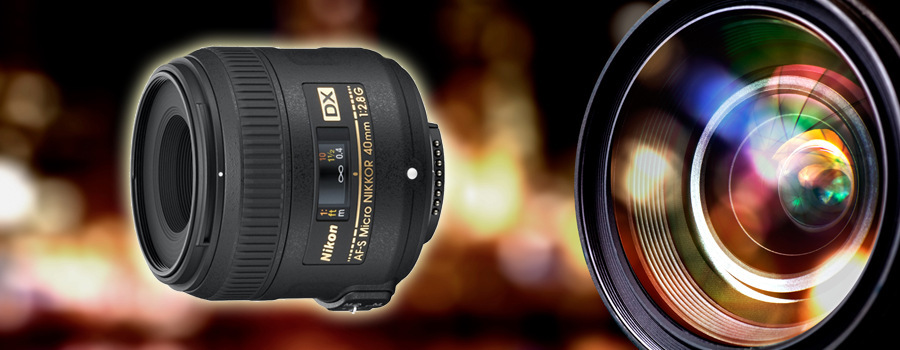 Objektiv Nikon NIKKOR 40 mm f/2.8G ED AF-S DX MICRO černý Objektiv Nikon NIKKOR 40 mm f/2.8G ED AF-S DX MICRO černý
