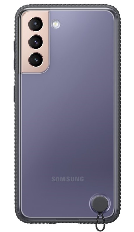 Kryt na mobil Samsung Galaxy S21 5G černý/průhledný Kryt na mobil Samsung Galaxy S21 5G černý/průhledný